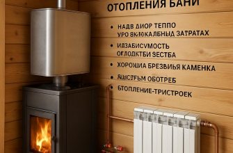 Идеальная система отопления бани